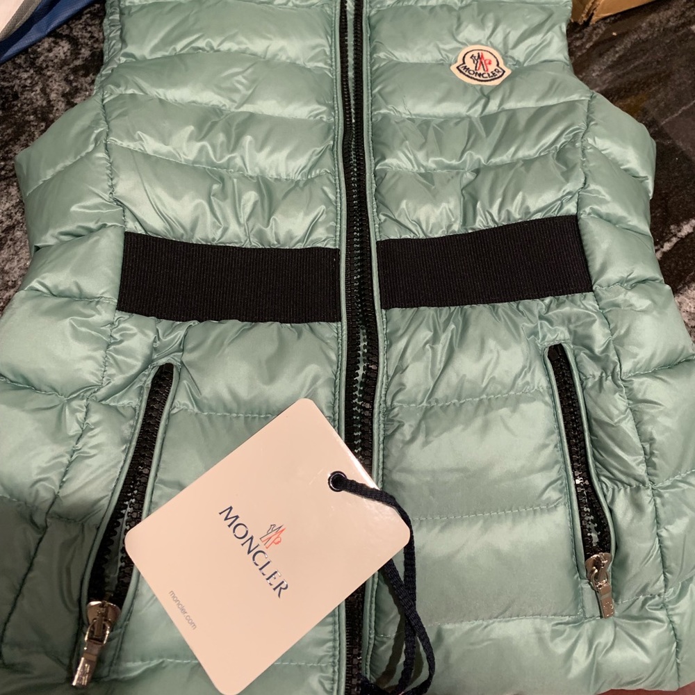 Girls Montcler Authentic Mint Green Vest